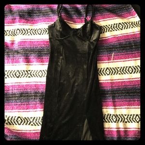 Black Velvet Dress